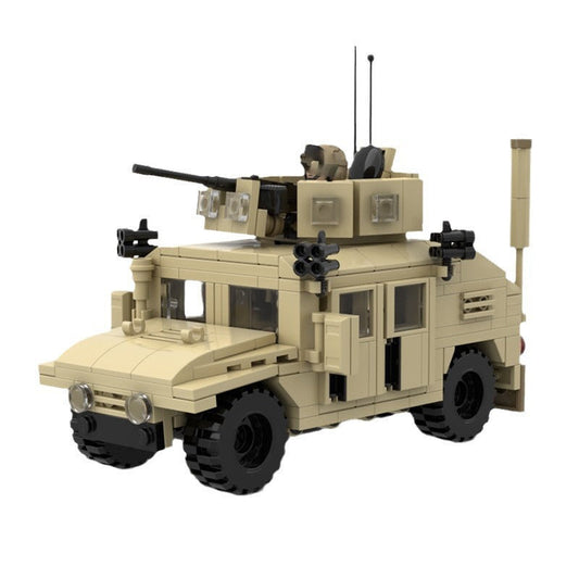 M1114 Up-Armored Tactical Vehicle Building Kit | LEGO-Compatible MOC - 1