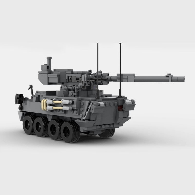 M1128 Stryker Mobile Gun System Building Kit | LEGO-Compatible MOC - 1