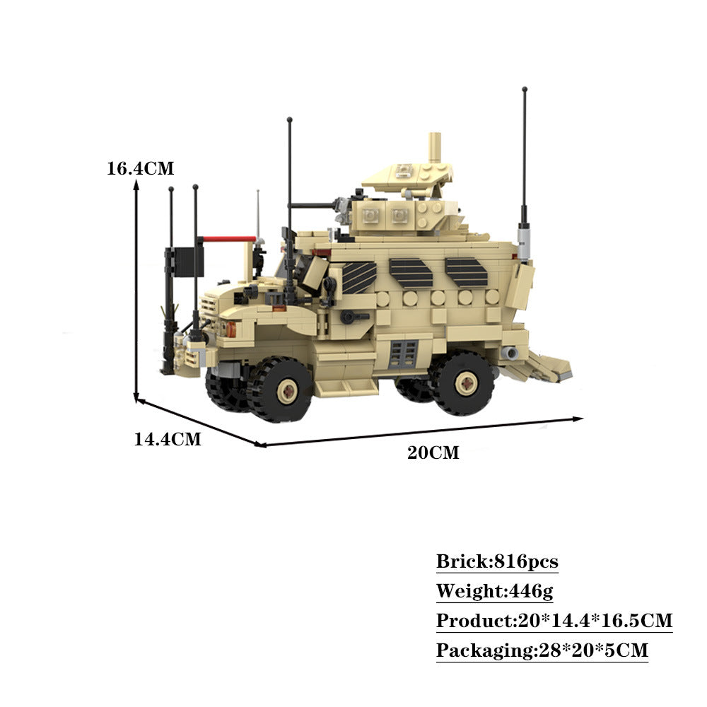 M1235A2 MaxxPro Dash DXM Building Kit | LEGO-Compatible MOC - 4
