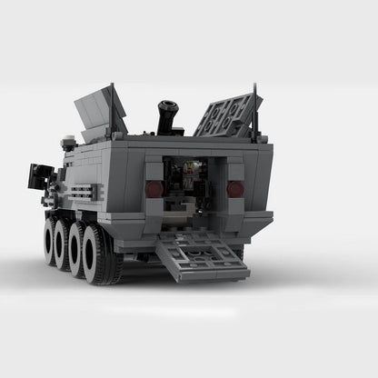 M1252 Mortar Carrier MOC Armored Vehicle Building Kit | Tactical MRAP Model - 2