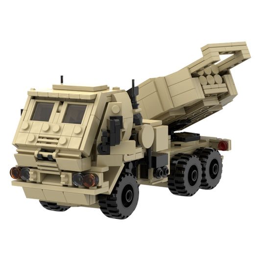 m142 himars - m1140 fmtv-truck building set | moc-77901 - 2