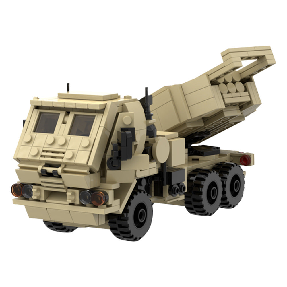 M142 Mobile Rocket System | M1140 Tactical Truck Building Kit | LEGO-Compatible MOC - 1