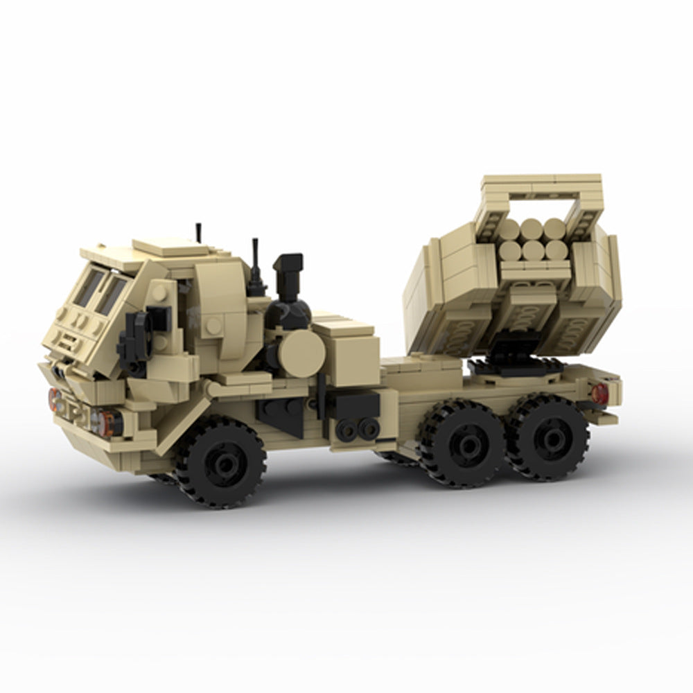 M142 Mobile Rocket System | M1140 Tactical Truck Building Kit | LEGO-Compatible MOC - 4