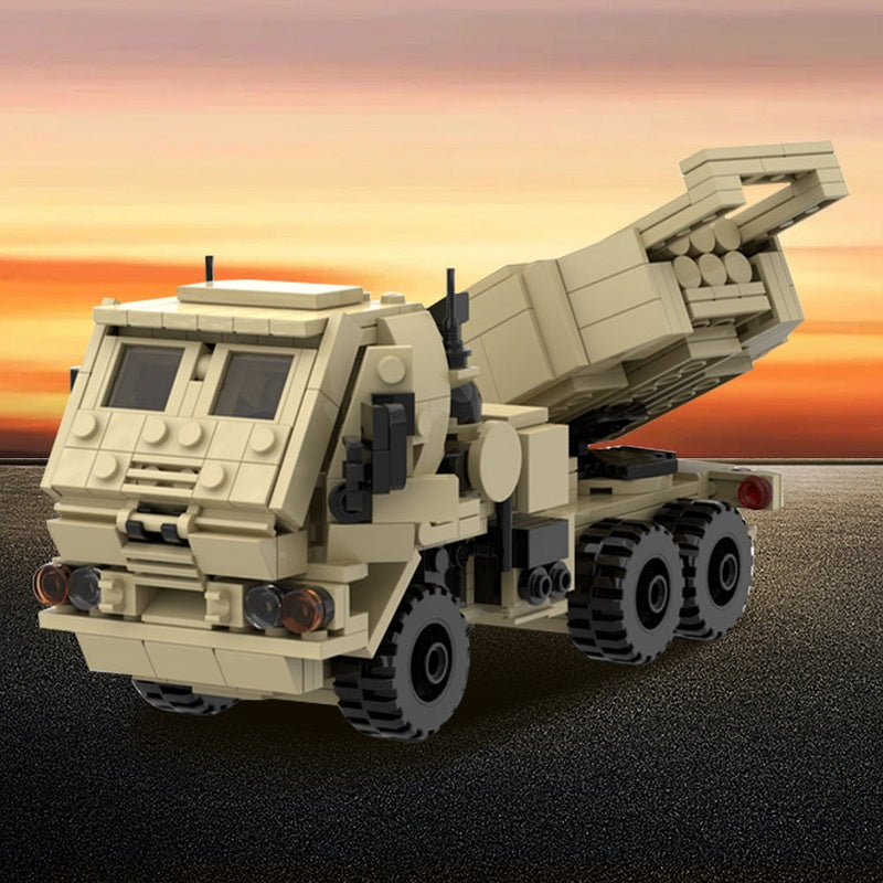 M142 Mobile Rocket System MOC Building Kit | Tactical Launcher Vehicle Model - 2