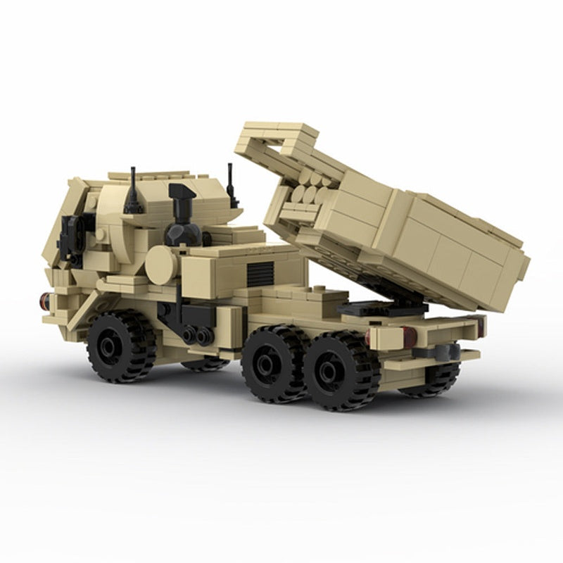 M142 Mobile Rocket System MOC Building Kit | Tactical Launcher Vehicle Model - 5