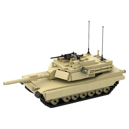 M1A2 Abrams Interior MOC Main Battle Tank Building Kit - 1