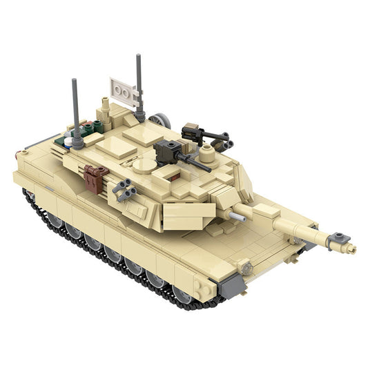 M1A2 Abrams Tank W/ Interior MOC Building Kit | LEGO-Compatible MOC - 1