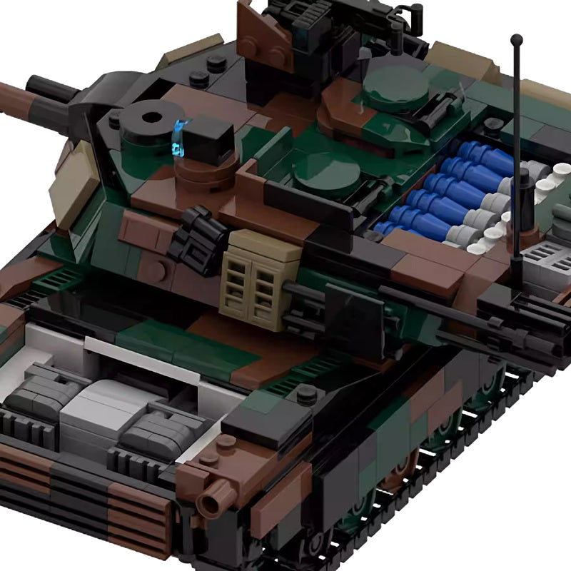 M1A2 Abrams Woodland Main Battle Tank MOC Building Kit - 4