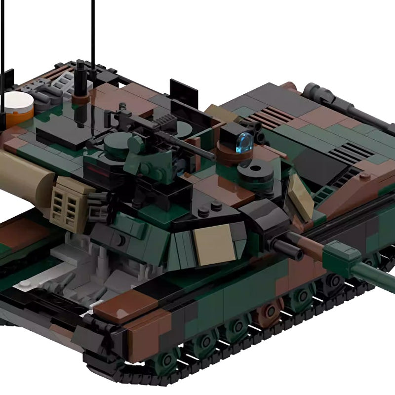 M1A2 Abrams Woodland Main Battle Tank MOC Building Kit - 5