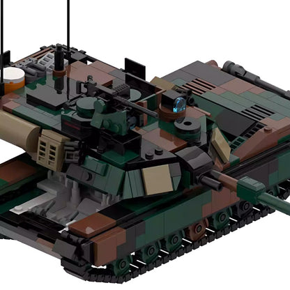 M1A2 Abrams Woodland Main Battle Tank MOC Building Kit - 5