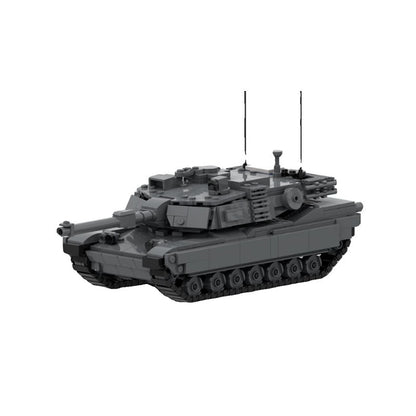 M1A2 Main Battle Tank  Building Kit | LEGO-Compatible Heavy Tracked Armored MOC - 5