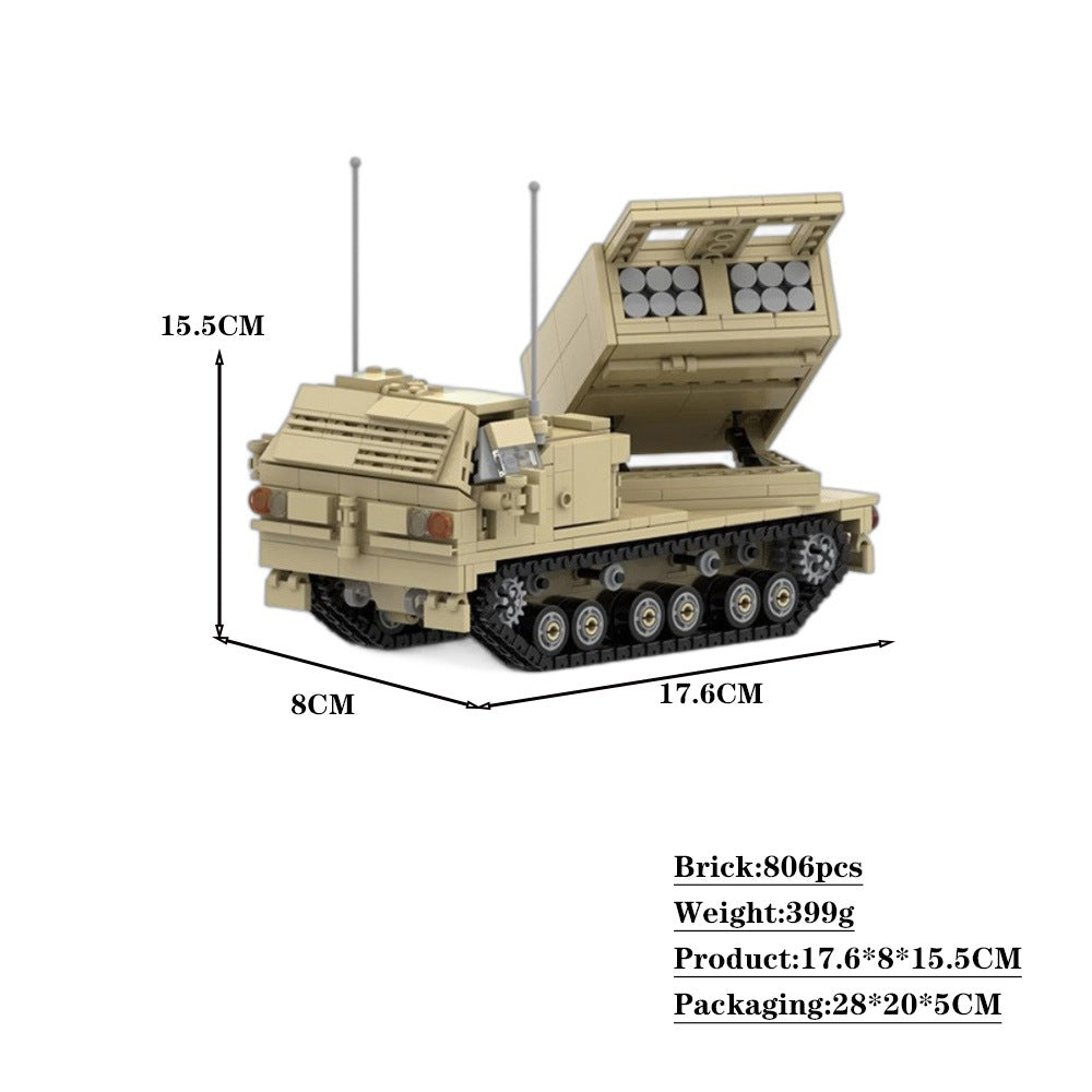 m270 multiple launch rocket system building set | moc-39659 - 2