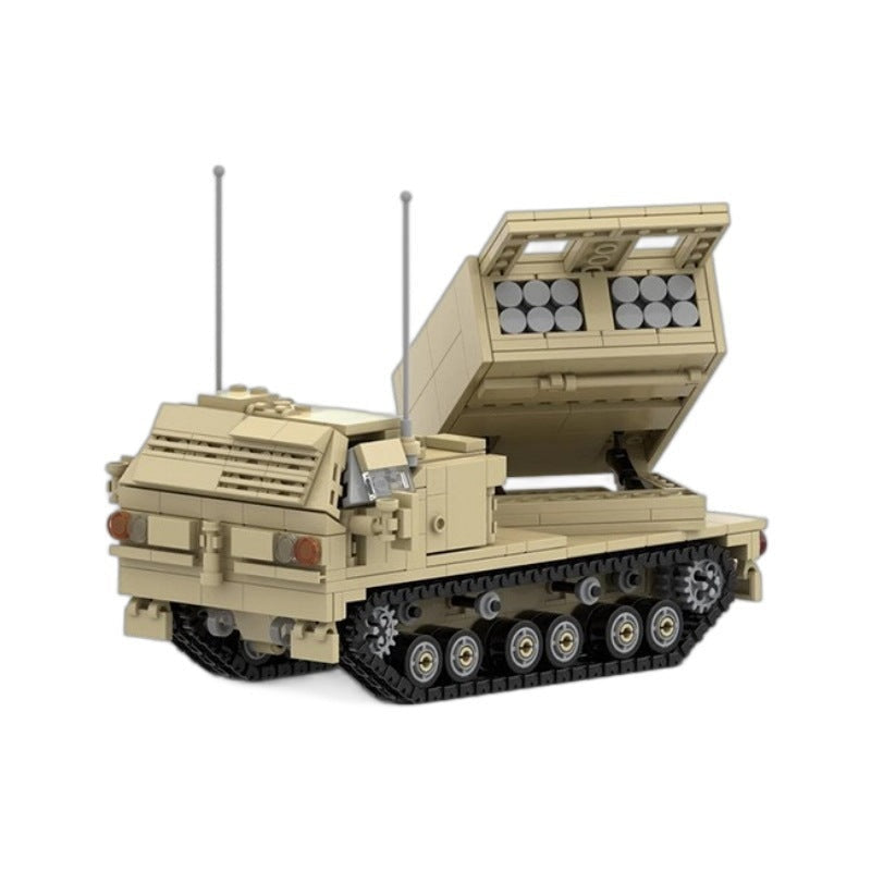 M270 Multiple Launch Rocket System MOC Building Kit | Military Vehicle Model - 1