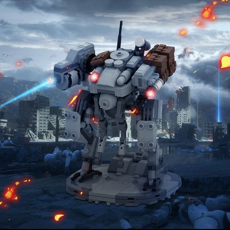 M2A4B Strider Armored Mech MOC Building Kit | Combat Walker Model - 2