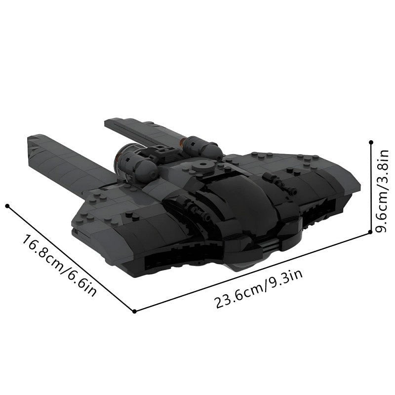 M3-A Lizard Light Interceptor Starfighter MOC Building Kit - 6