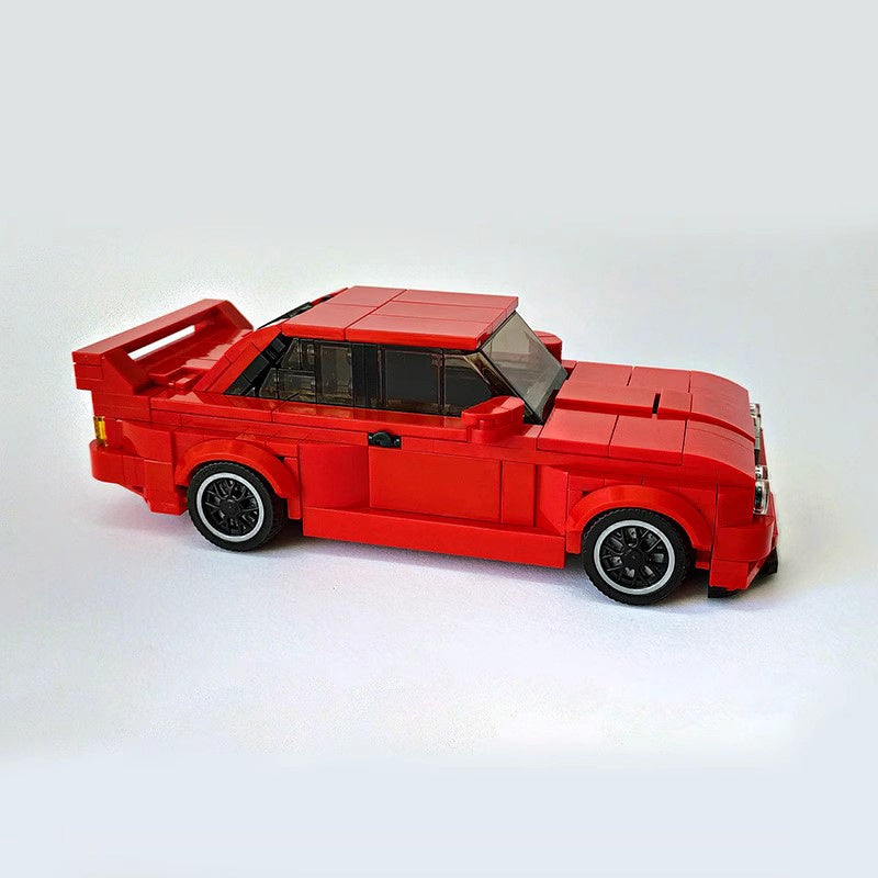 M3 E30 Retro 1980s Sports Car Building Kit | 8-wide | LEGO-Compatible MOC - 3