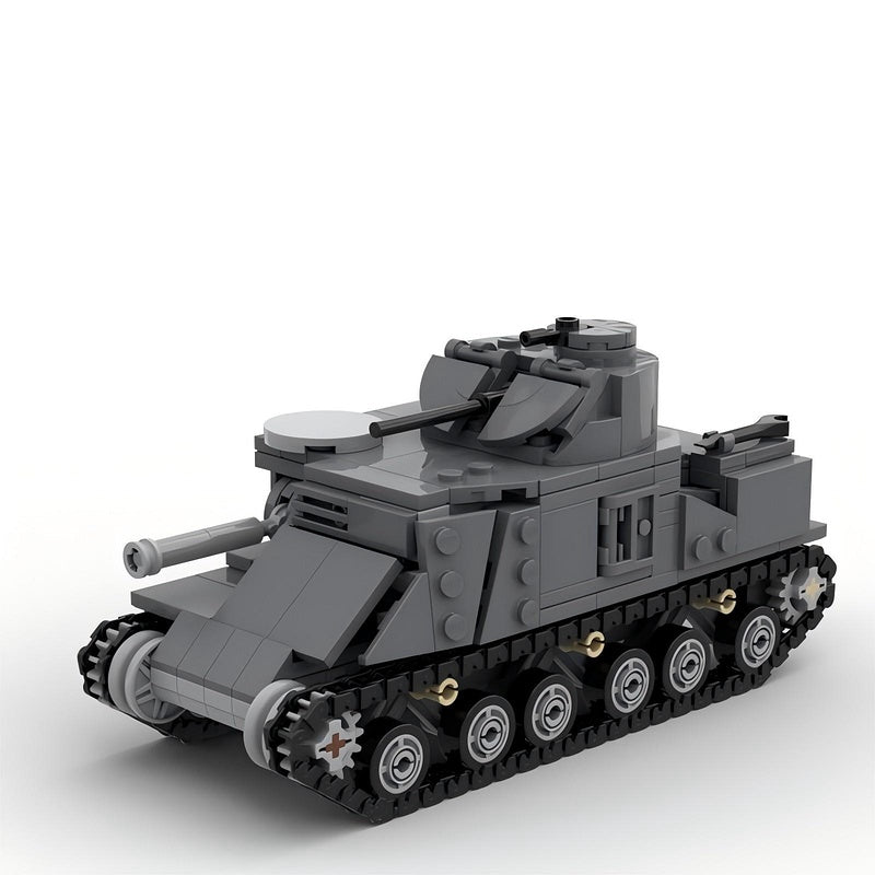 M3 Lee Medium Tank MOC Building Kit | WWII Armored Vehicle Model - 5