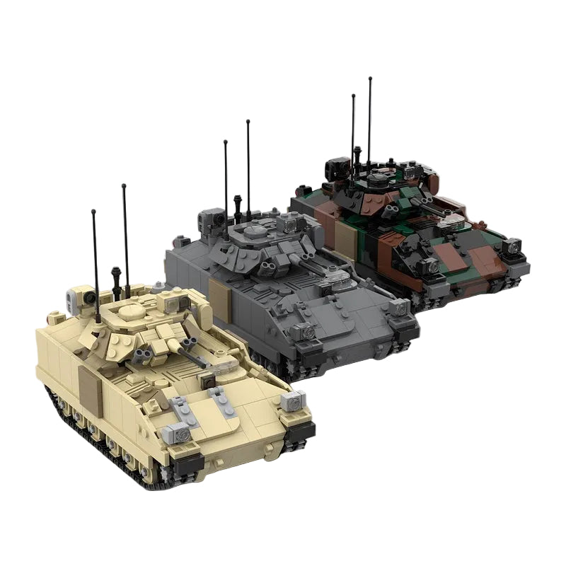 M3A3 Bradley Armored Fighting Vehicle MOC Building Kit - 1