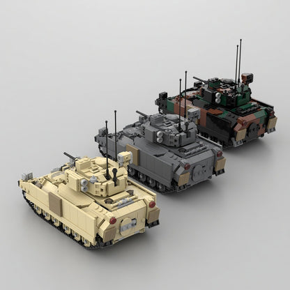 M3A3 Bradley Armored Fighting Vehicle MOC Building Kit - 2