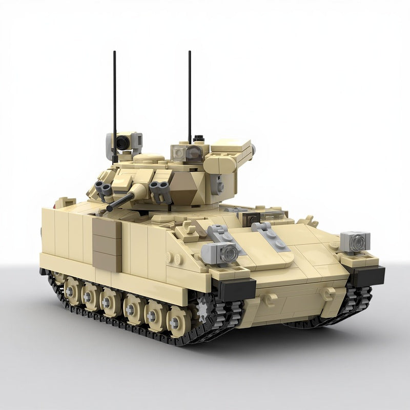 M3A3 Bradley Armored Fighting Vehicle MOC Building Kit - 4