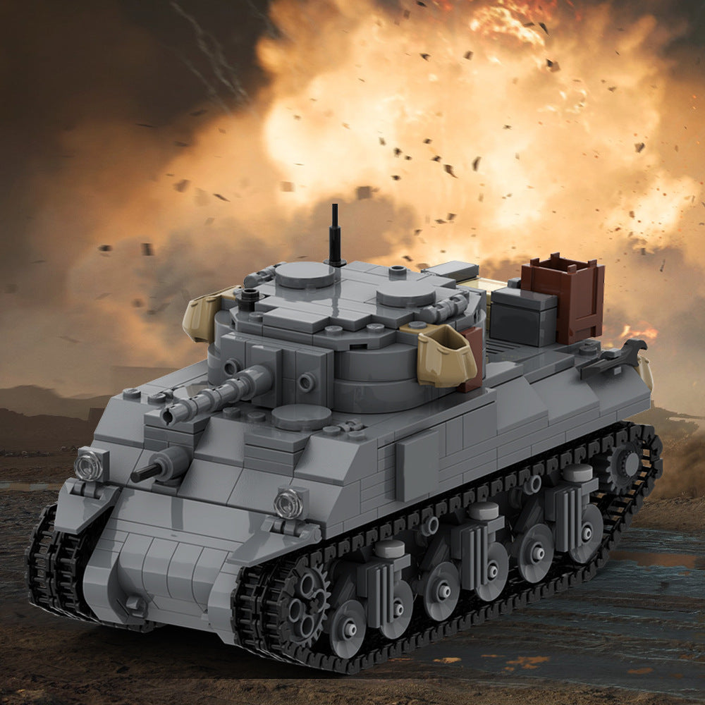 M4 sherman Tank Building Kit | WW2 | LEGO-Compatible MOC - 2