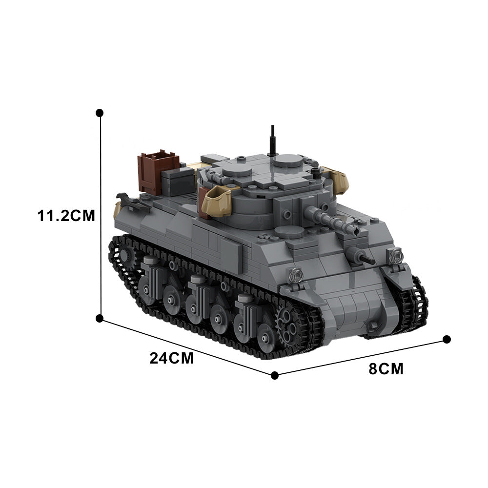 M4 sherman Tank Building Kit | WW2 | LEGO-Compatible MOC - 5