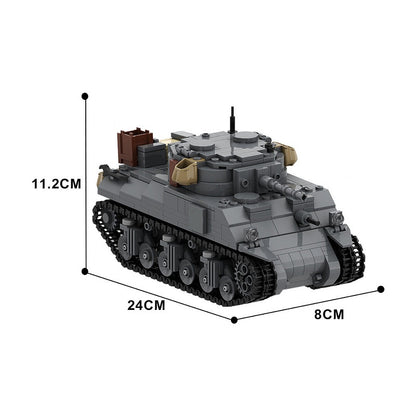 M4 Sherman WWII Medium Tank MOC Building Kit – Military Display Model - 5