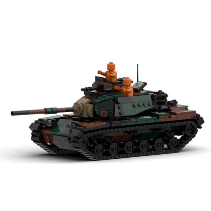 M60 Woodland Main Battle Tank MOC Building Kit | Military Armored Model - 3