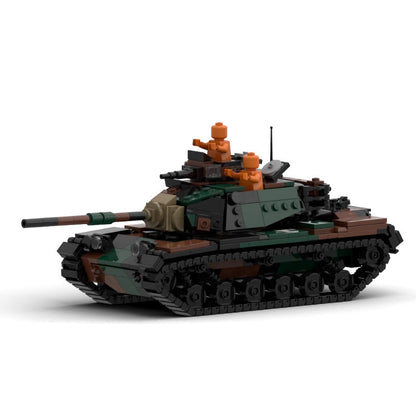 M60 Woodland Tank Building Blocks | MOC-165695 - 3
