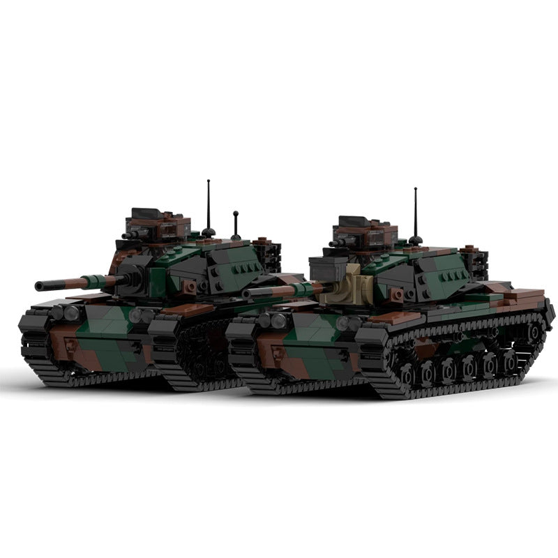 M60 Woodland Tank Building Blocks | MOC-165695 - 4