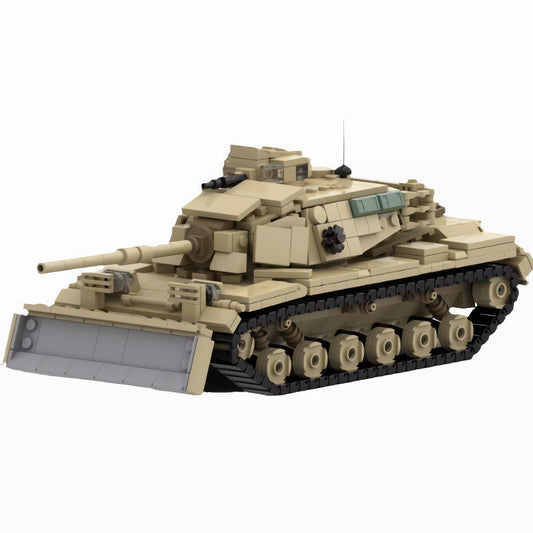m60a1 w/ dozer building set | moc-166141 - 1