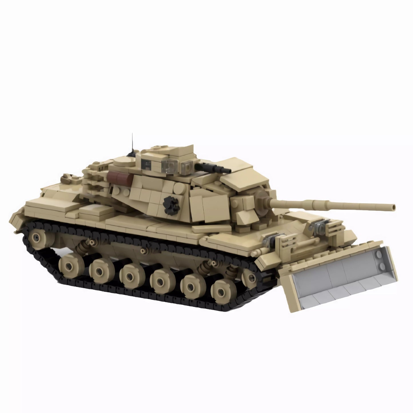 m60a1 w/ dozer building set | moc-166141 - 2