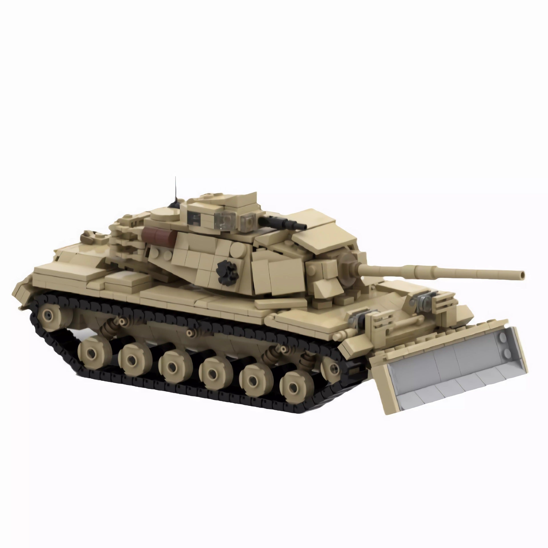 m60a1 w/ dozer building set | moc-166141 - 2