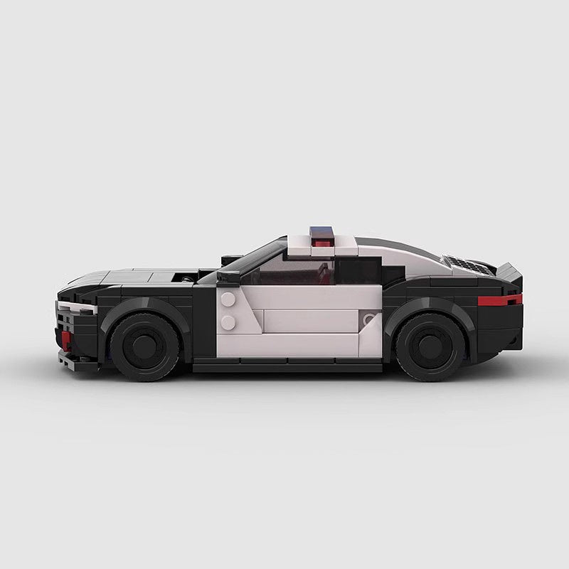 M8 Sports Police Pursuit Vehicle Building Kit | LEGO-Compatible MOC - 3