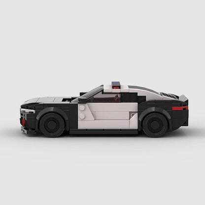 M8 Sports Police Pursuit Vehicle Building Kit | LEGO-Compatible MOC - 3