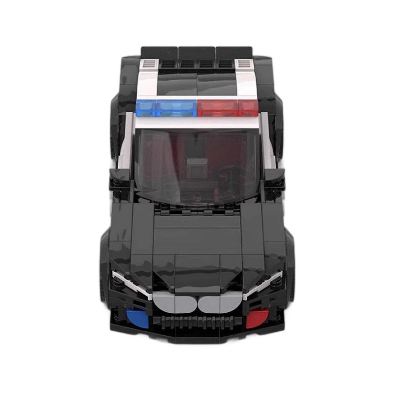 M8 Sports Police Pursuit Vehicle Building Kit | LEGO-Compatible MOC - 5