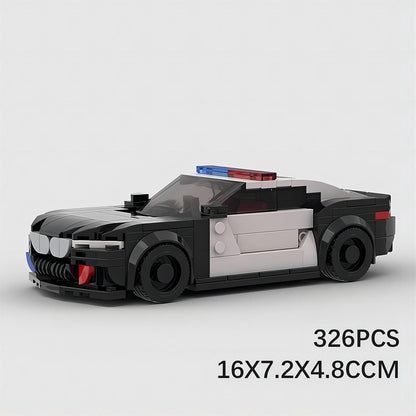 M8 Sports Police Pursuit Vehicle Building Kit | LEGO-Compatible MOC - 6