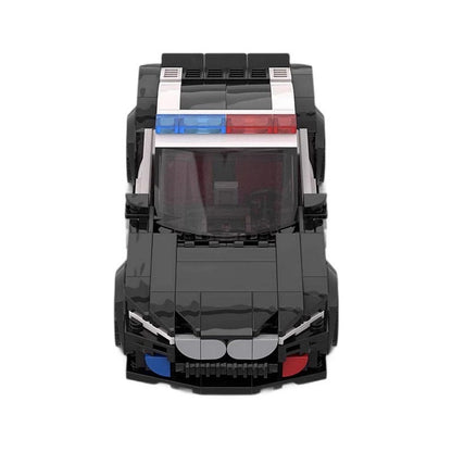 M8 Sports Police Pursuit Vehicle MOC Building Kit | Futuristic Car Model - 5