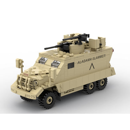 m818 gun-truck building set | alabama slammer | moc-148069 - 1