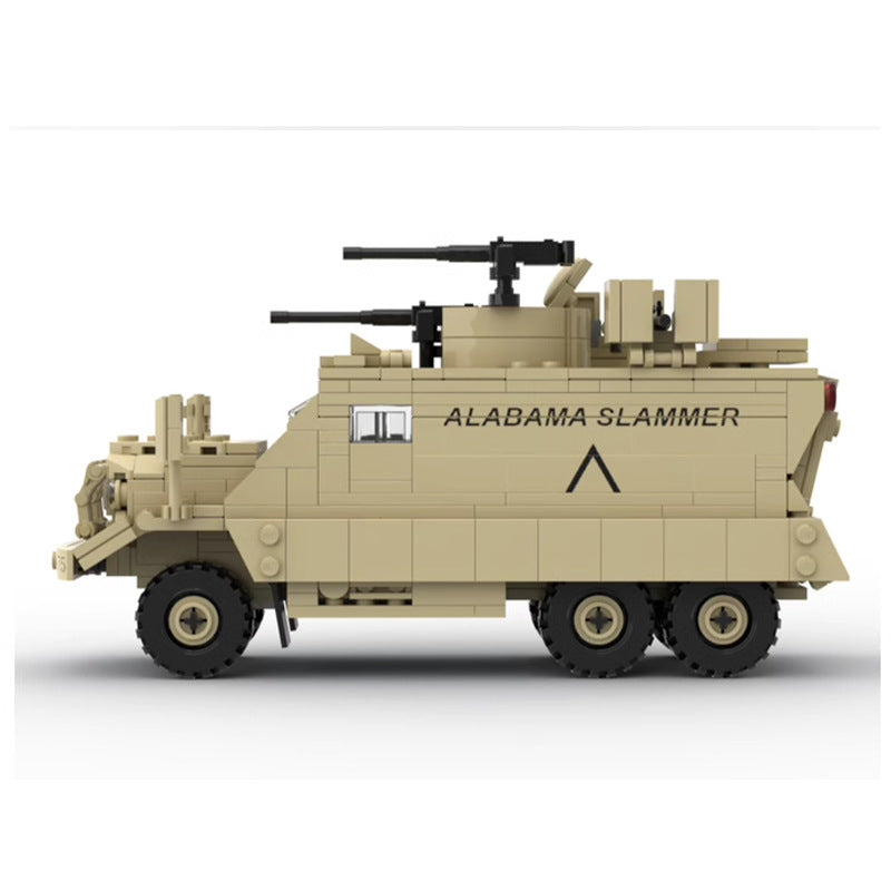 m818 gun-truck building set | alabama slammer | moc-148069 - 4