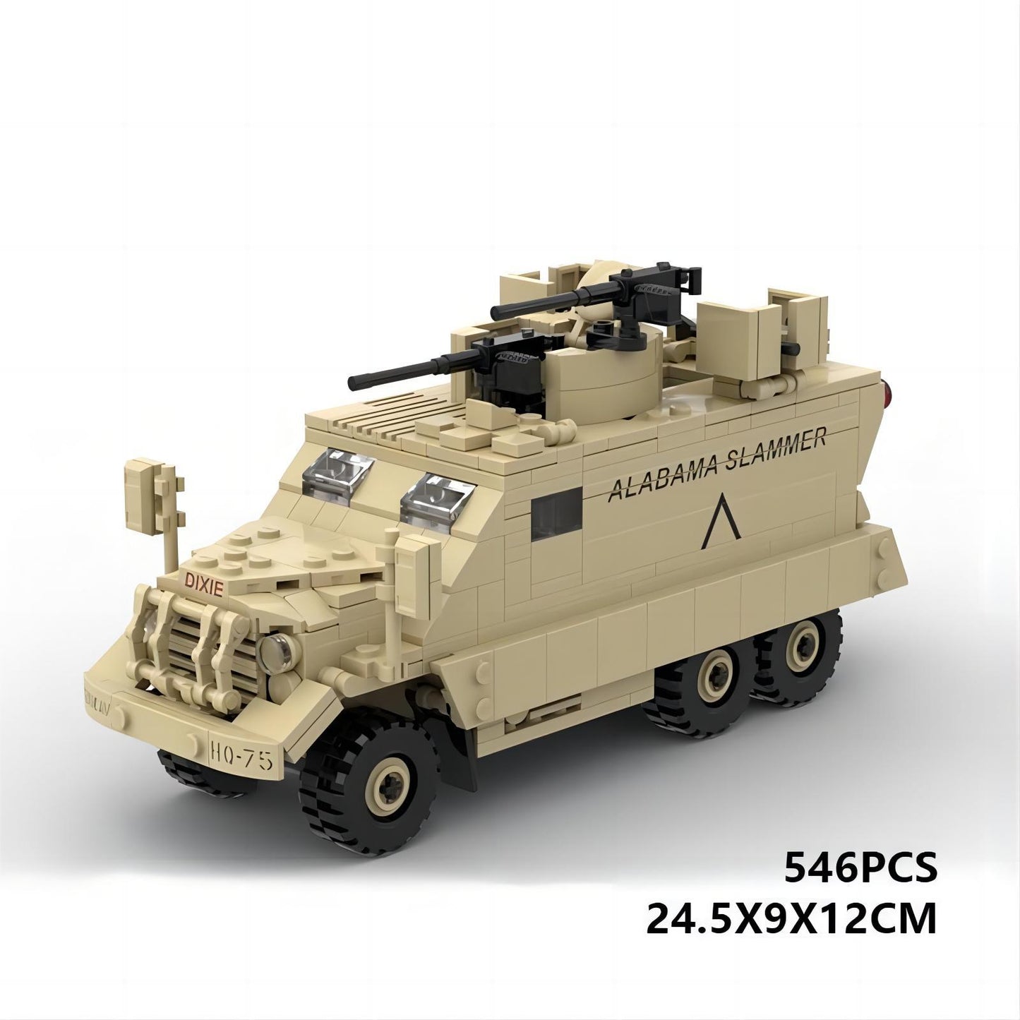 m818 gun-truck building set | alabama slammer | moc-148069 - 6