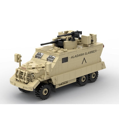 M818 Gun-Truck MOC Building Kit | Tactical Military Vehicle Model - 2