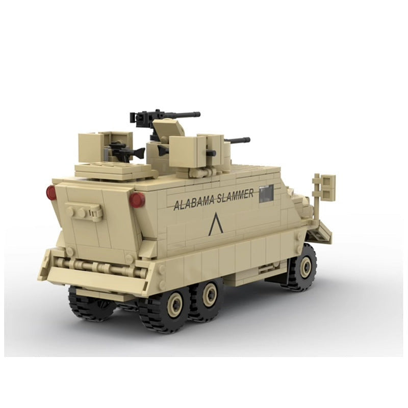 M818 Gun-Truck MOC Building Kit | Tactical Military Vehicle Model - 3