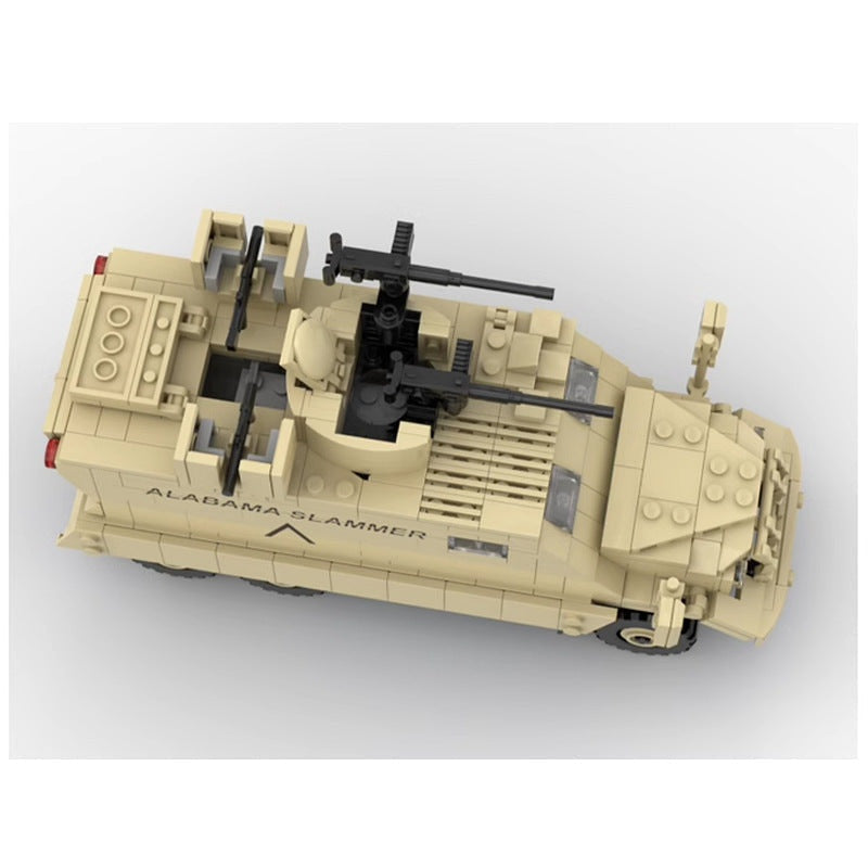 M818 Gun-Truck MOC Building Kit | Tactical Military Vehicle Model - 4