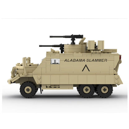 M818 Gun-Truck MOC Building Kit | Tactical Military Vehicle Model - 5
