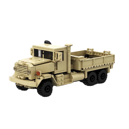 m939 cargo building set | 6x6 us army truck | moc-72877 - 4