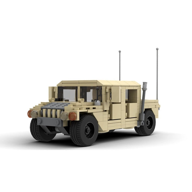 M998 Tactical Off-Road Vehicle MOC Building Kit | Military 4x4 Model - 4