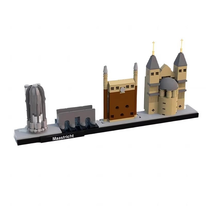 maastricht skyline building kit | moc-12825 - 1