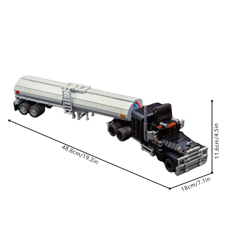 mack r-series truck building kit | convoy | moc-214039 - 3