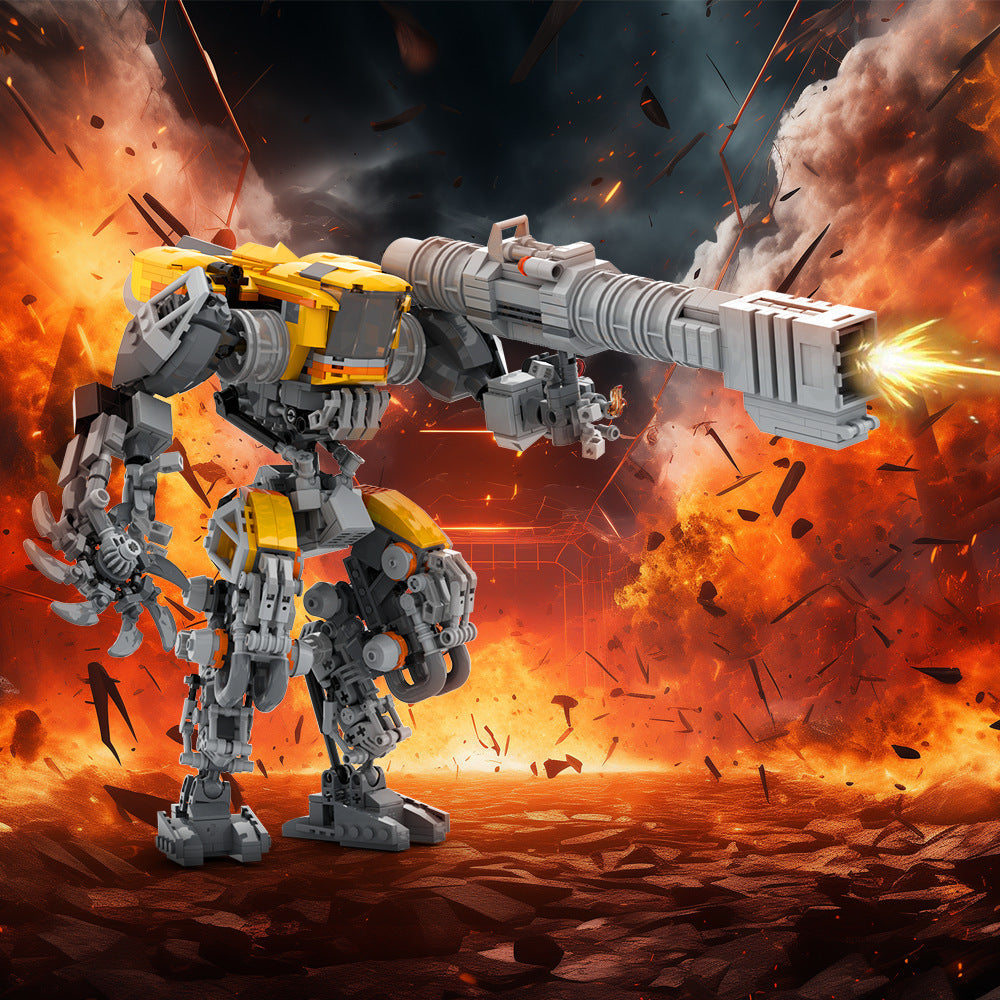 MAD STOMP XT BEE-STUNG Mecha Building Kit | LEGO-Compatible MOC - 3